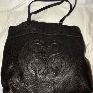 Coach, Brown leather tote